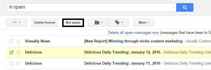 Missing Important Mails? Don’t Forget To Check Spam!!