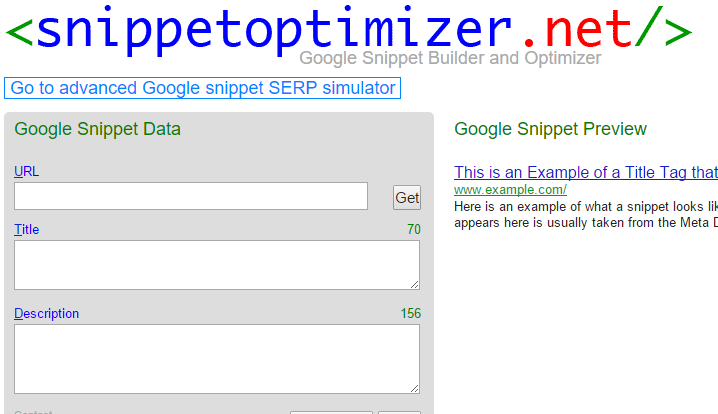 Google Snippet Tool