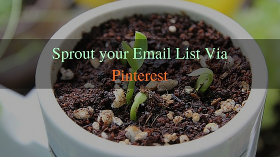 Sprout your Email List Via Pinterest 