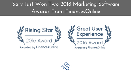 Sarv Marketing Software Awards