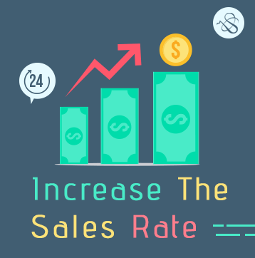 Increase the sales rate